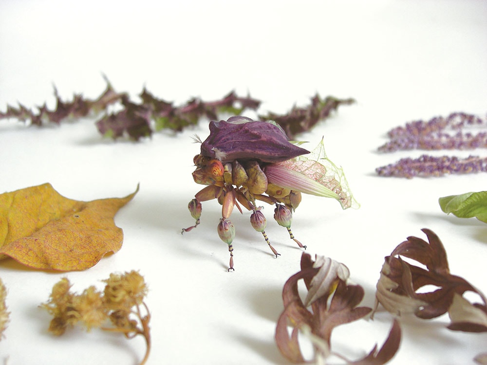 miniature sculpture insect hiroshi shinno