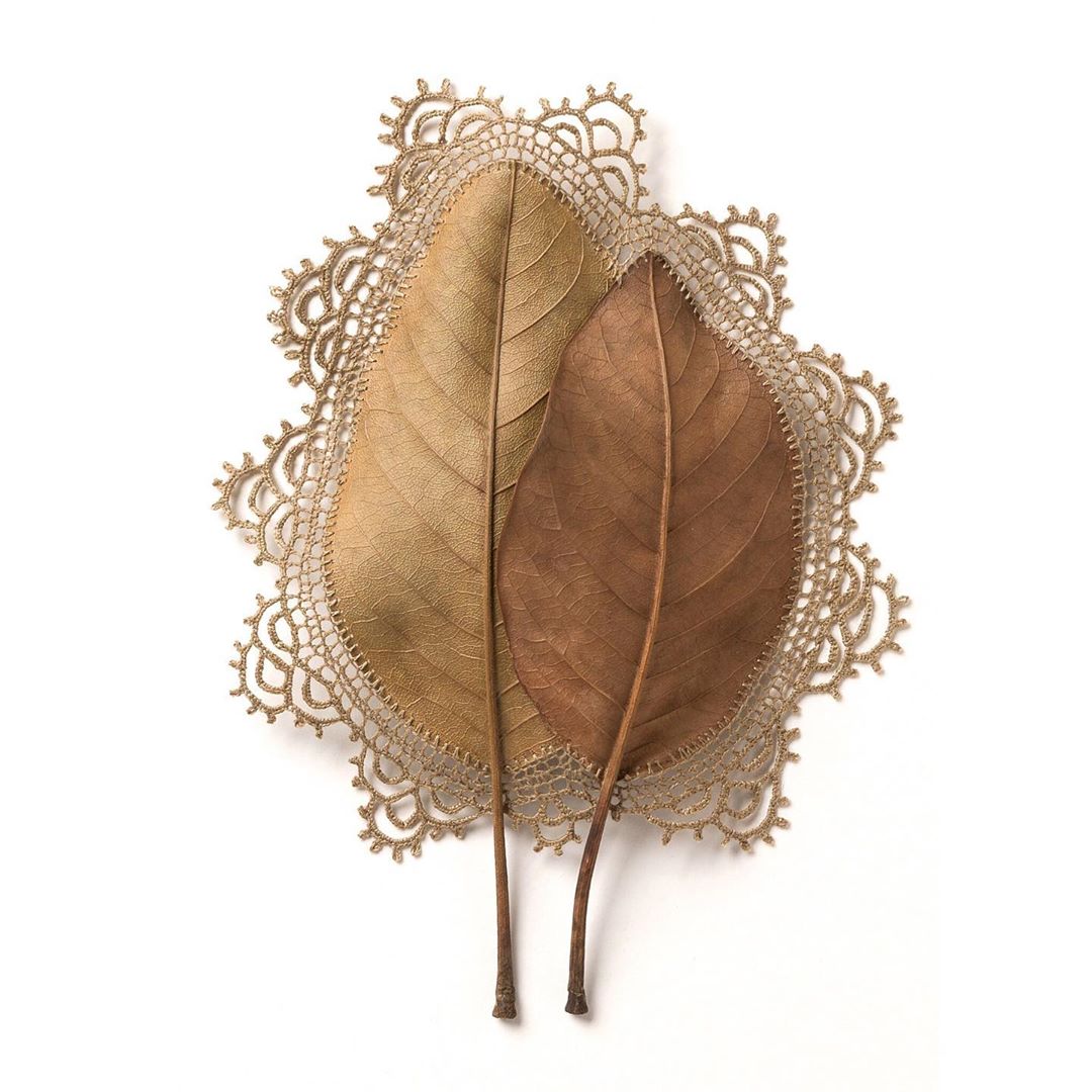 embroidery leaf art foreverlove susanna bauer