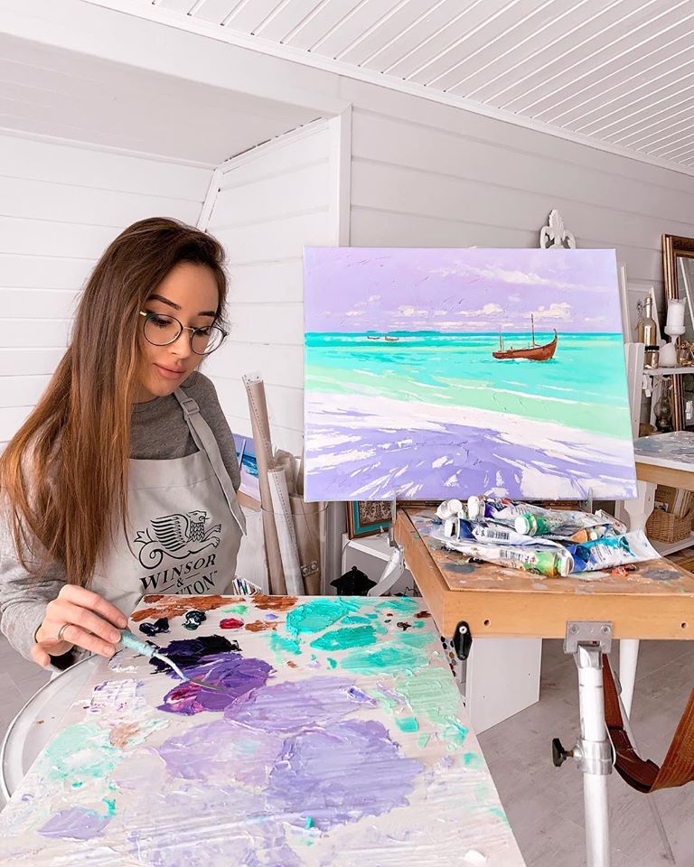 painting shore alena suleimanova