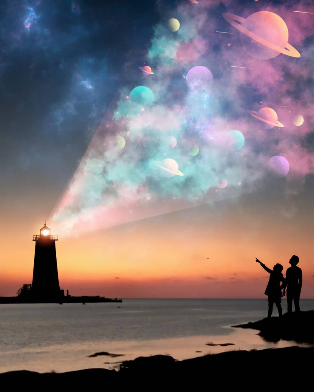 9 digital art lighthouse abdullah evindar