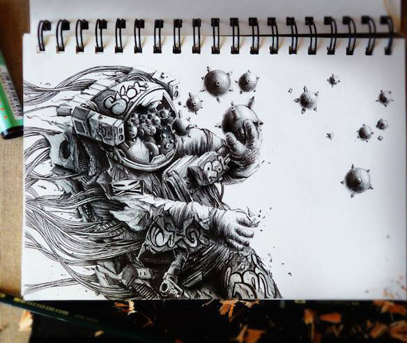 amazing graphite pencil drawings by pez