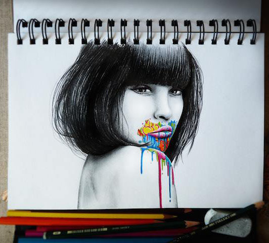 3 amazing graphite pencil drawings by pez