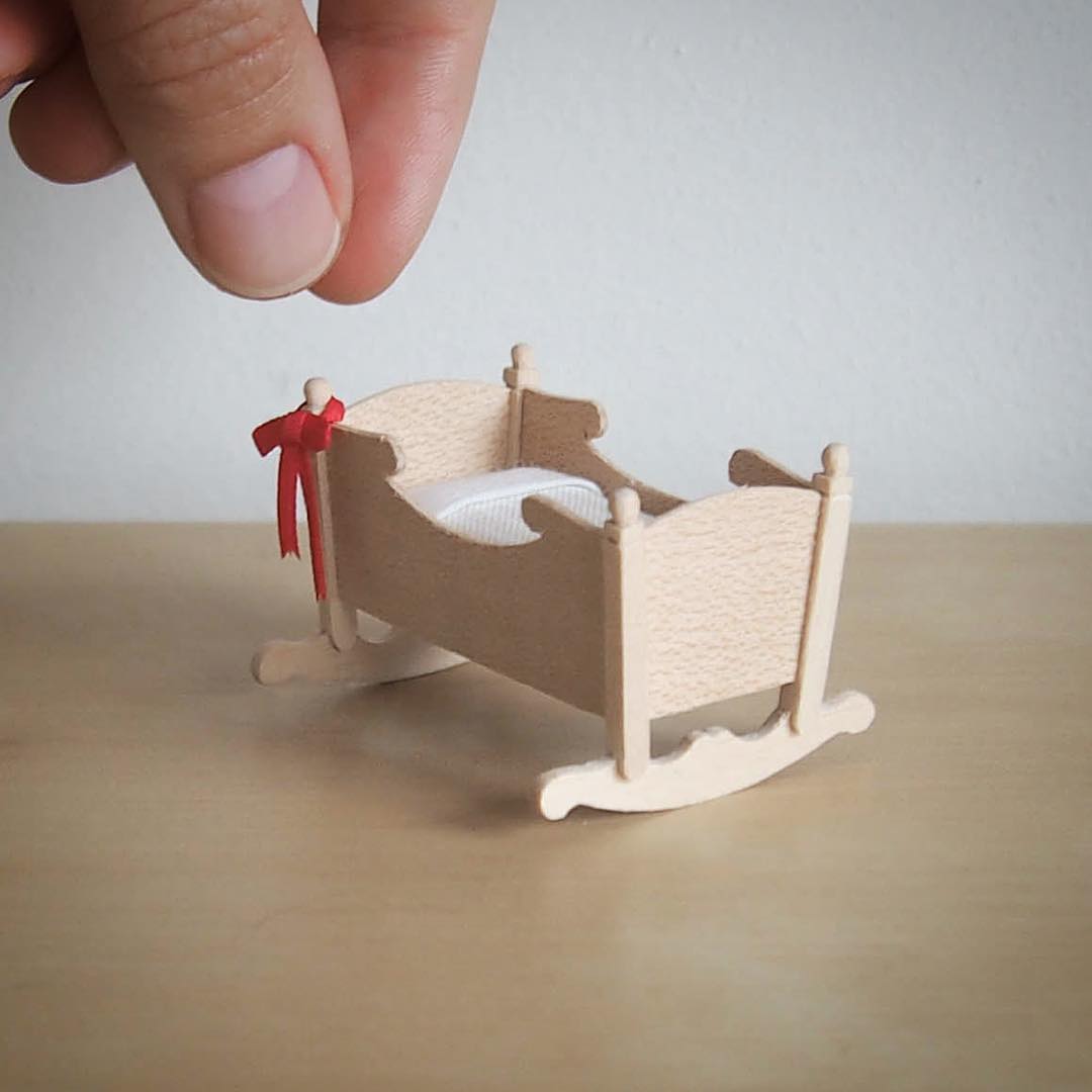 bed miniature sculptures by emily boutard