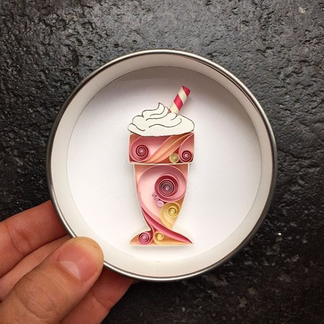 17 ice cream quilling art by sena runa