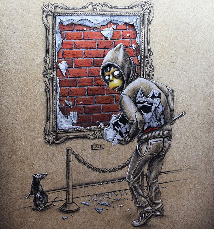thief creative drawings by pez