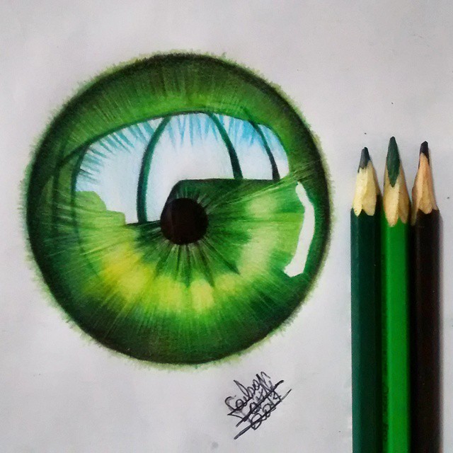 eyes drawing by gelson fonteles