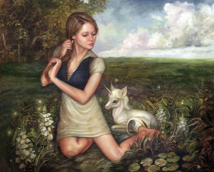 20 lily surreal paintings by annie stegg