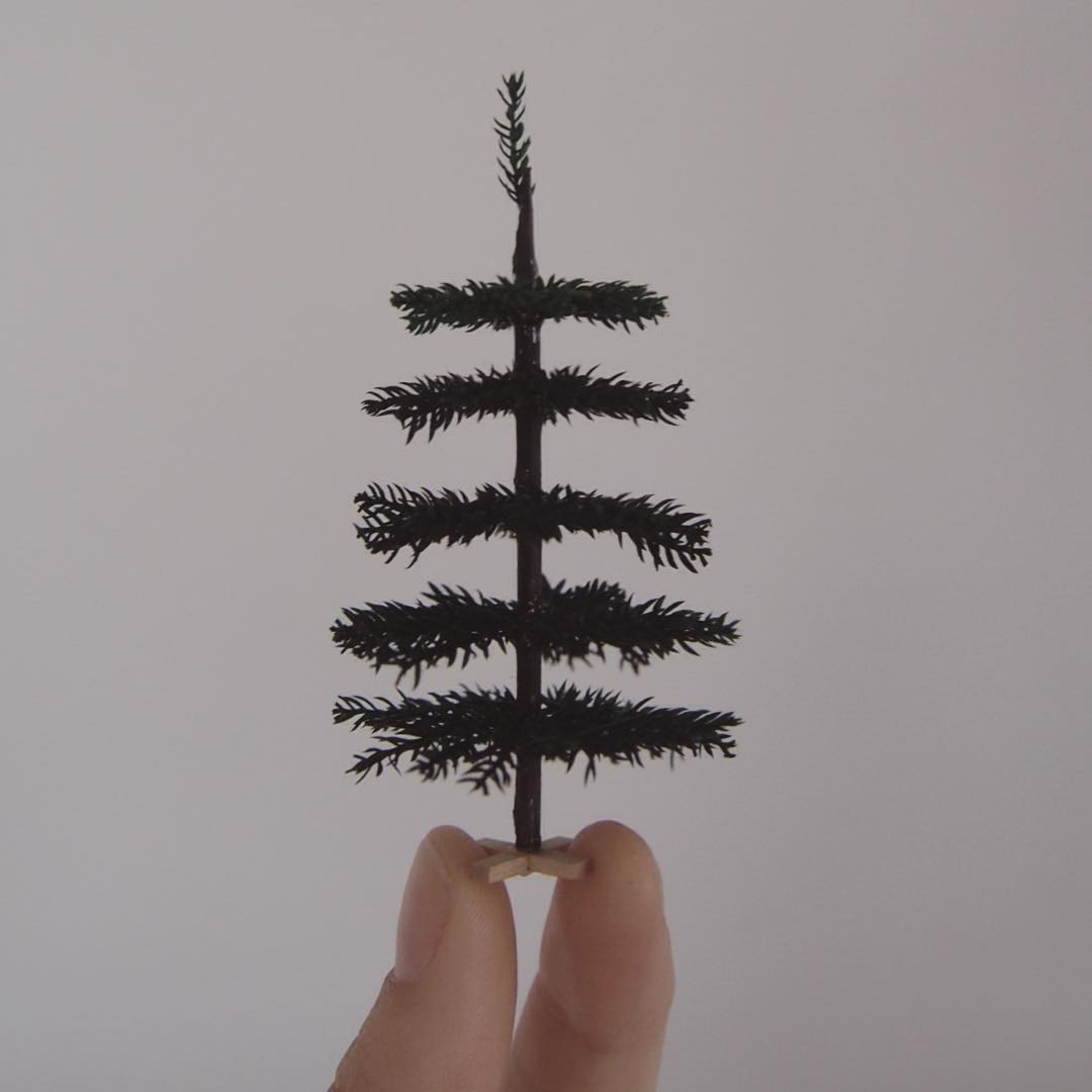 tree miniature sculptures by emily boutard