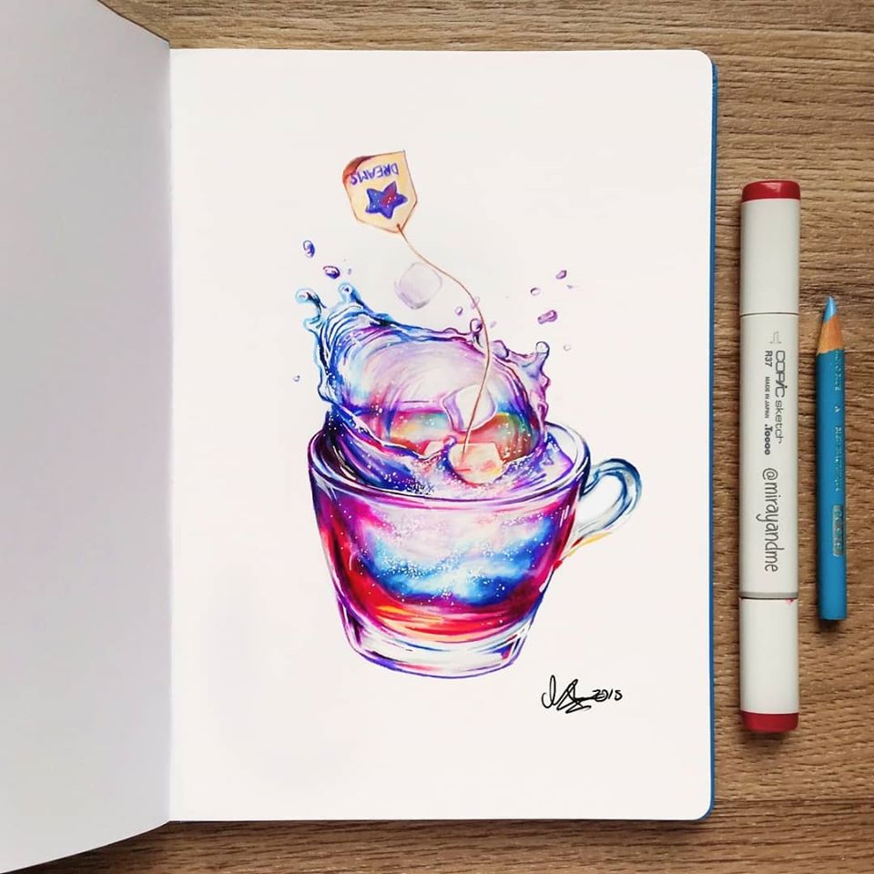 11 color pencil drawing dreams miray