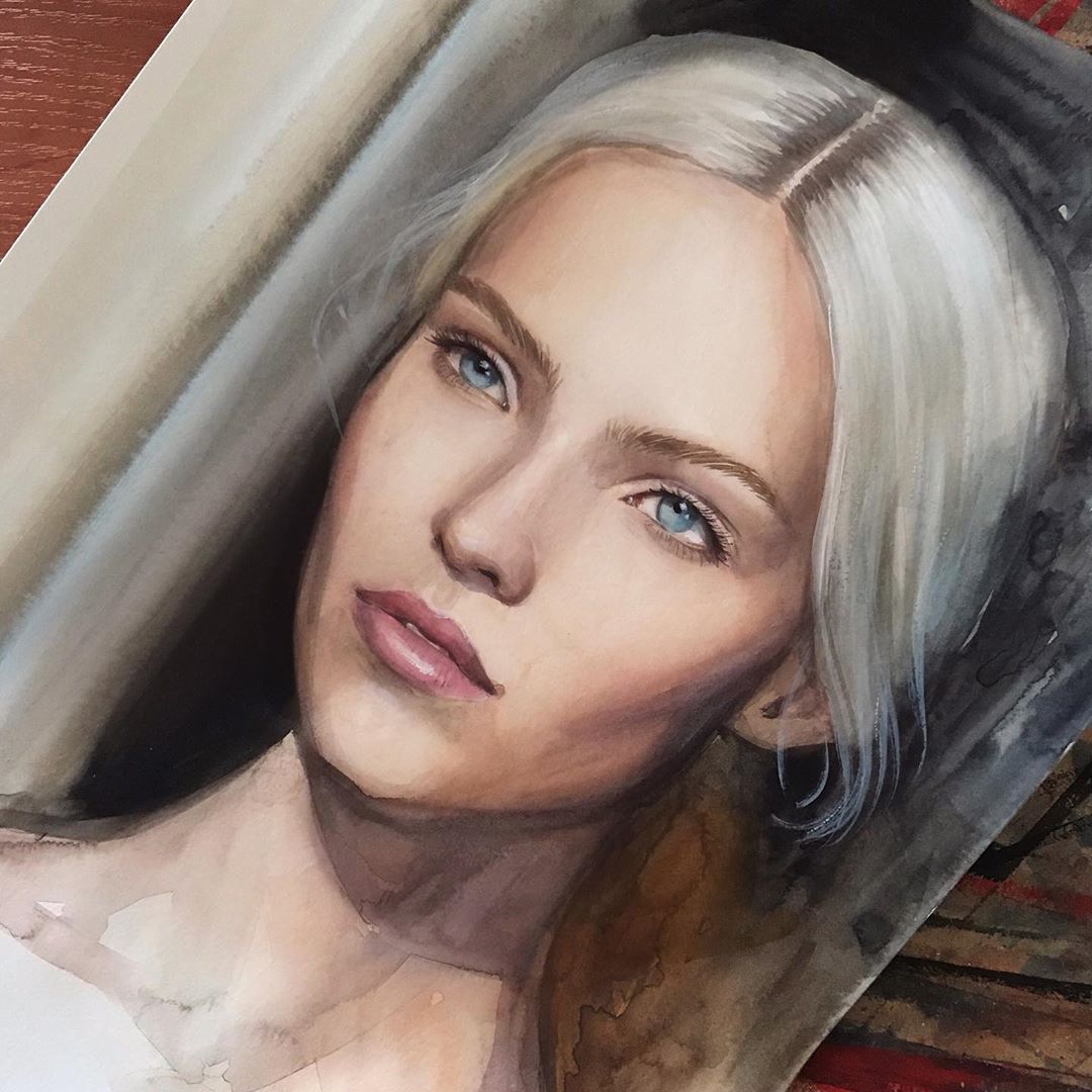 13 painting portrait ksenia cherkasova