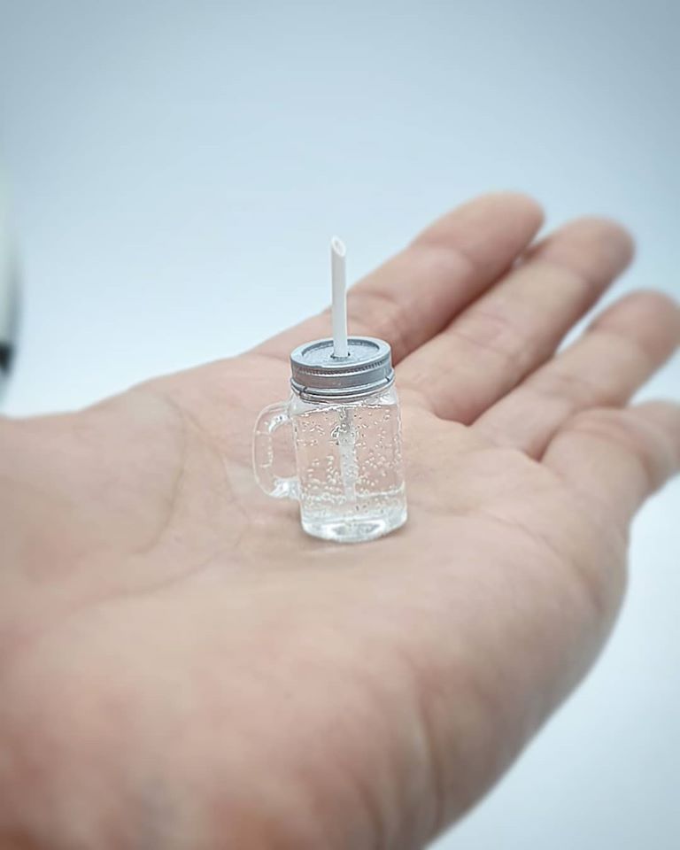 sculpture miniature mason jar sunny miniworld