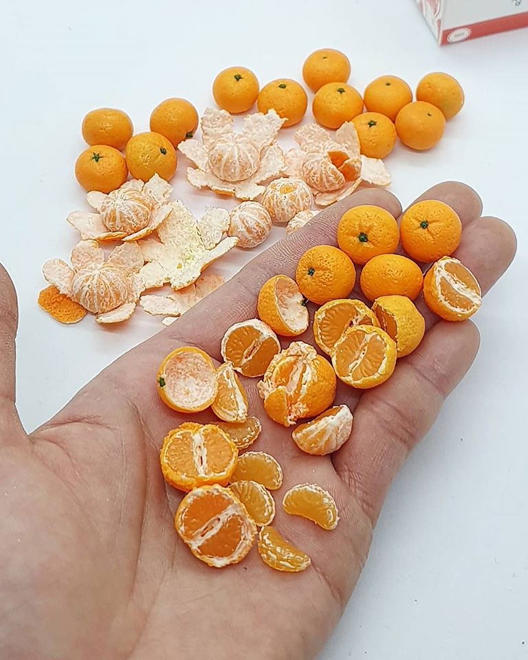 15 sculpture miniature orange sunny miniworld
