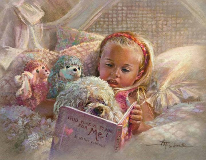 pastel painting friends by kathy fincher