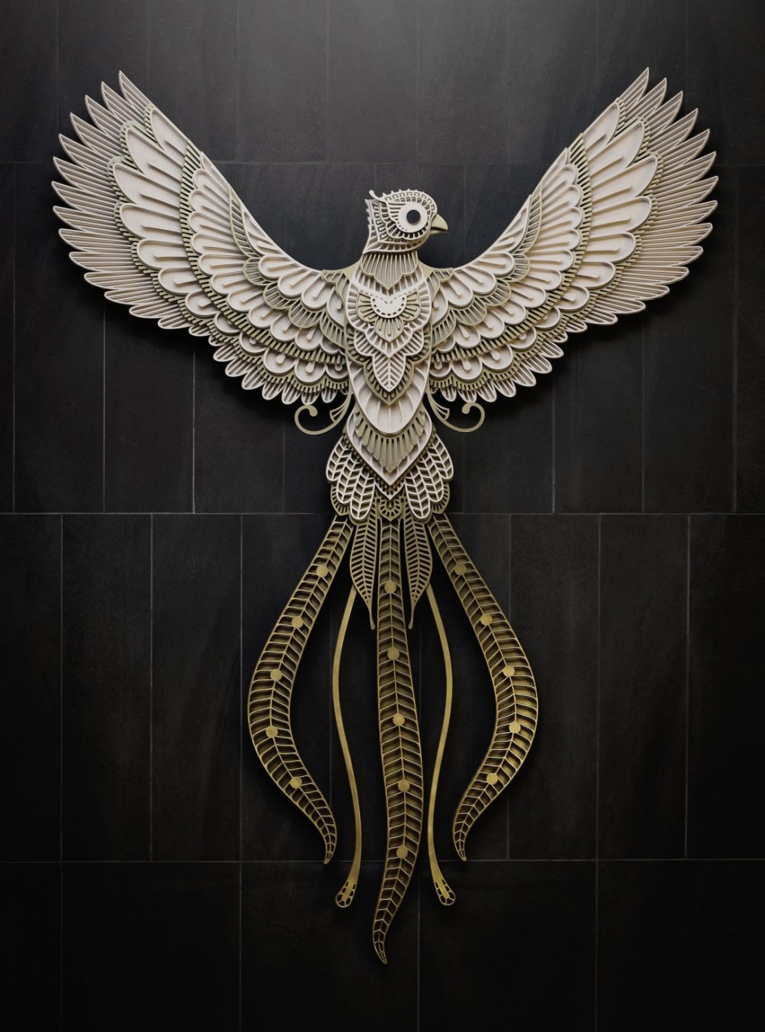 11 paper sculpture art eagle patrick cabral