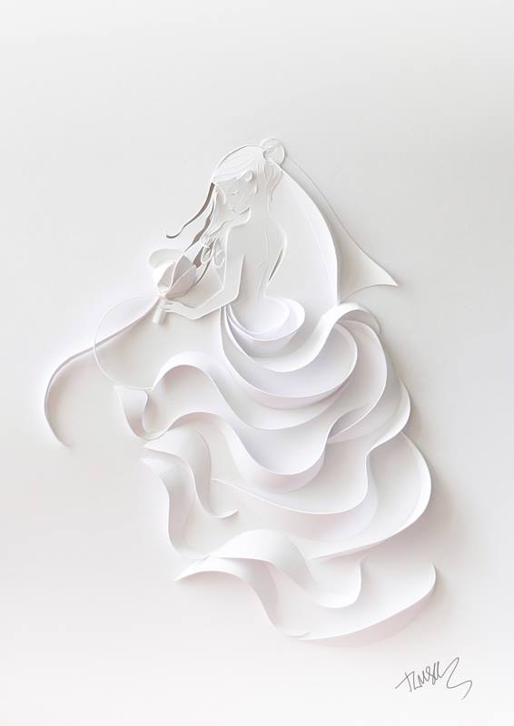 18 paper art by marina adamova