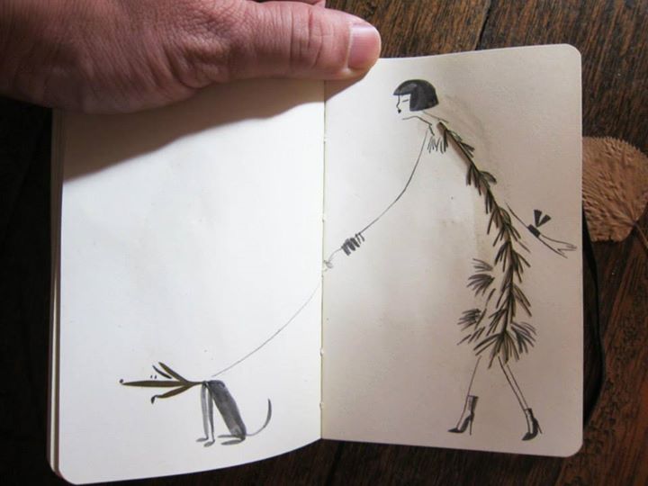 illustrations by sketching backpacker