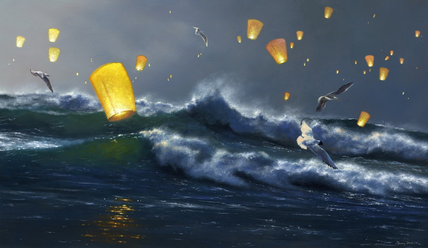 acrylic paintings by jimmy lawlor
