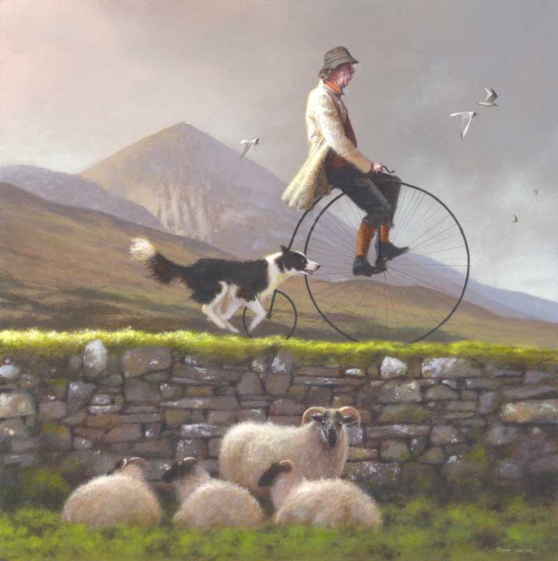 25 acrylic paintings by jimmy lawlor