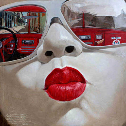 painting lips by yunior hurtado torress