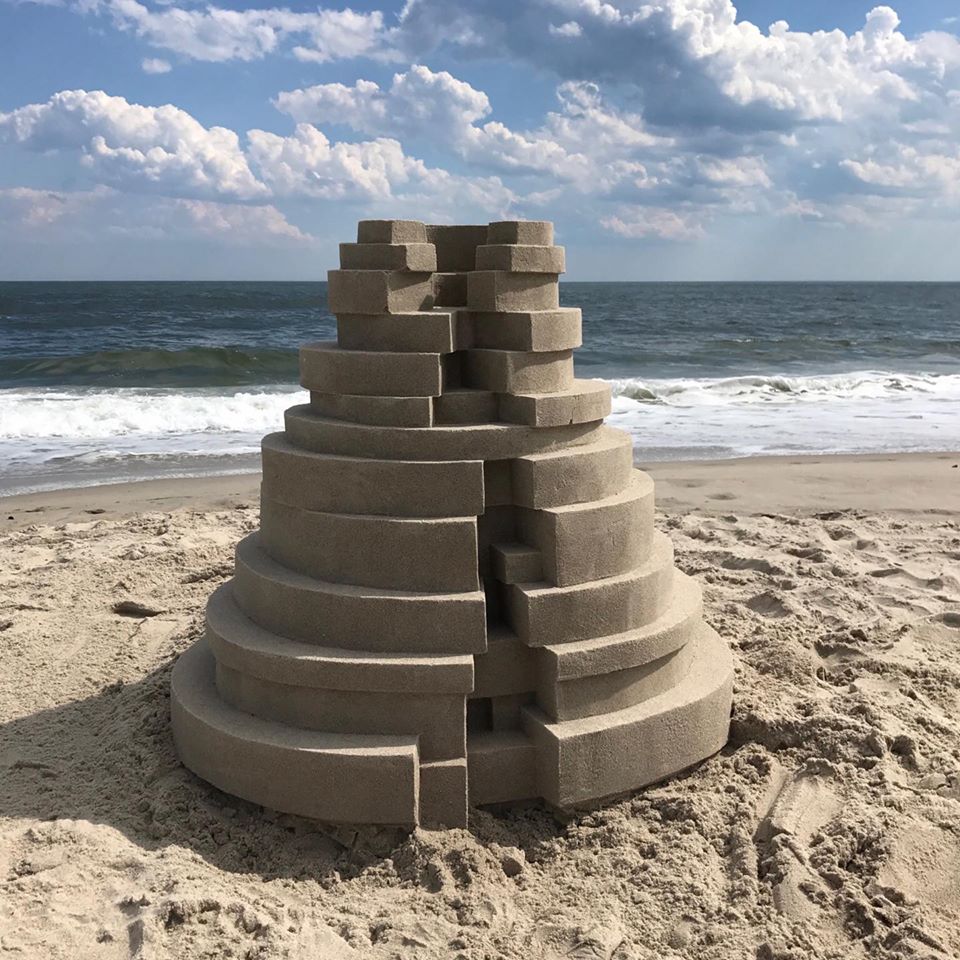 sand sculpture modern by calvin seibert