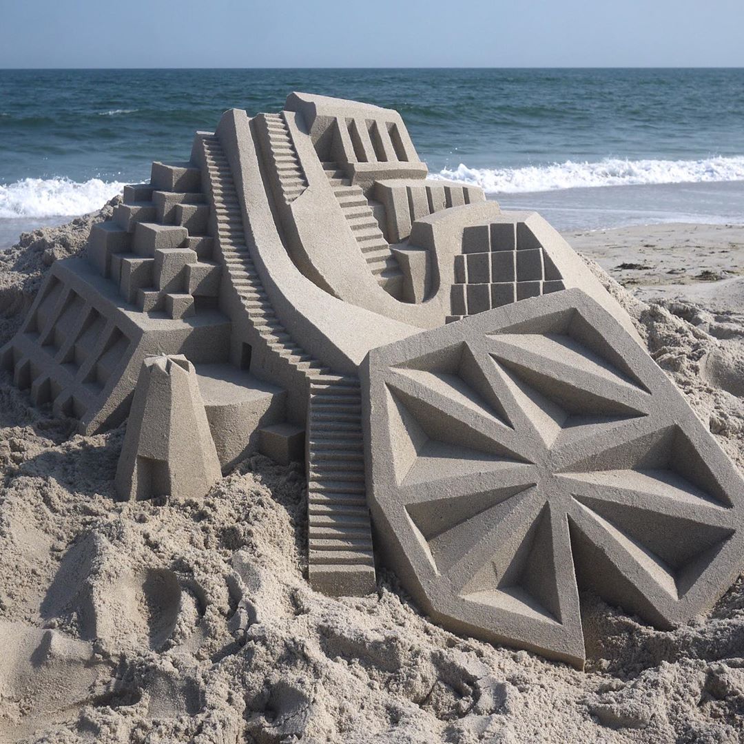 sand sculpture egyptian by calvin seibert