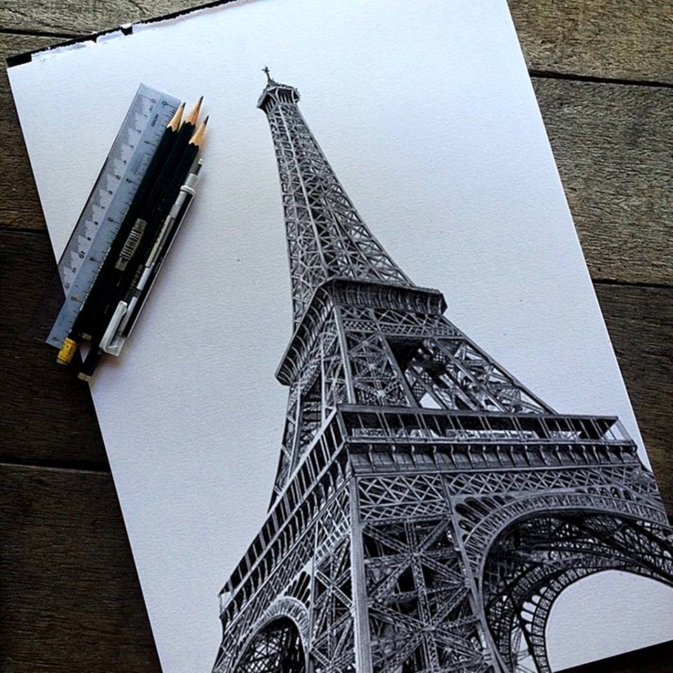 tower 3d drawing by dribblack