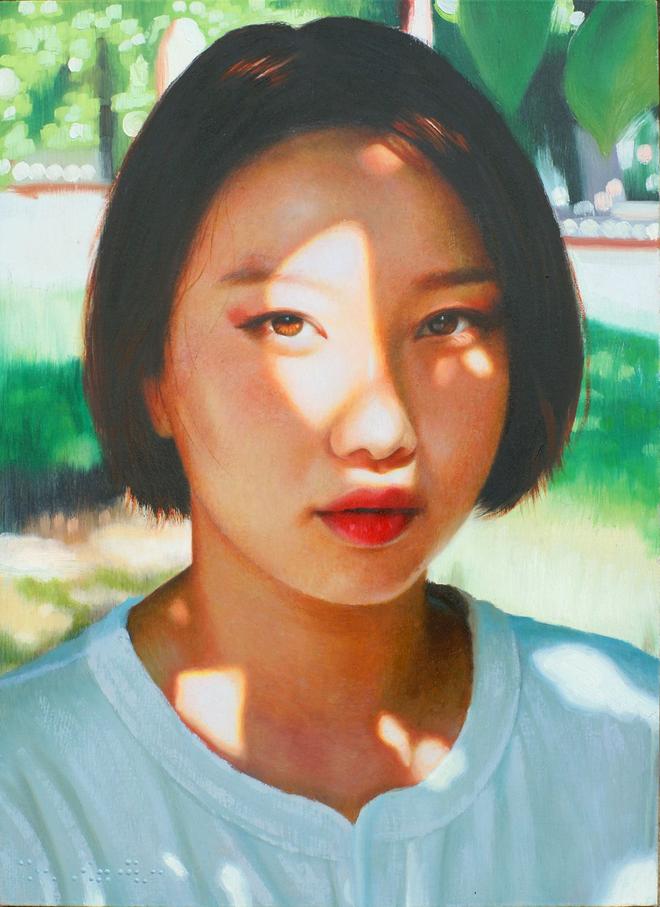 oil painting woman art by seung hwan kim