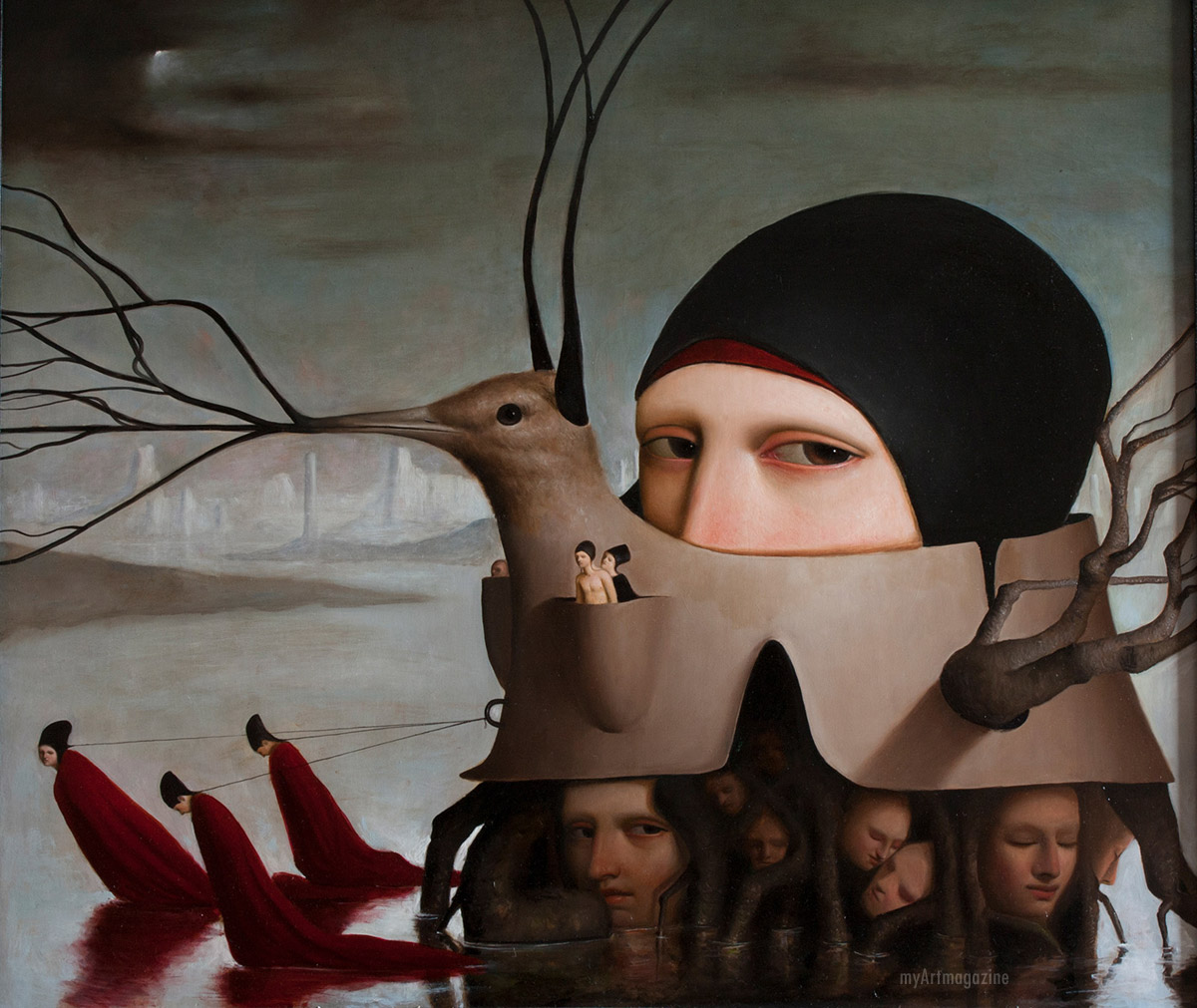 oil paintings surreal by alessandro sicioldr
