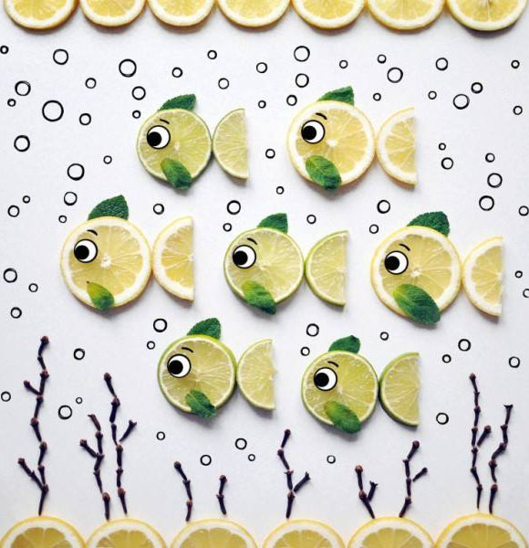 creative food art by daryna kossar