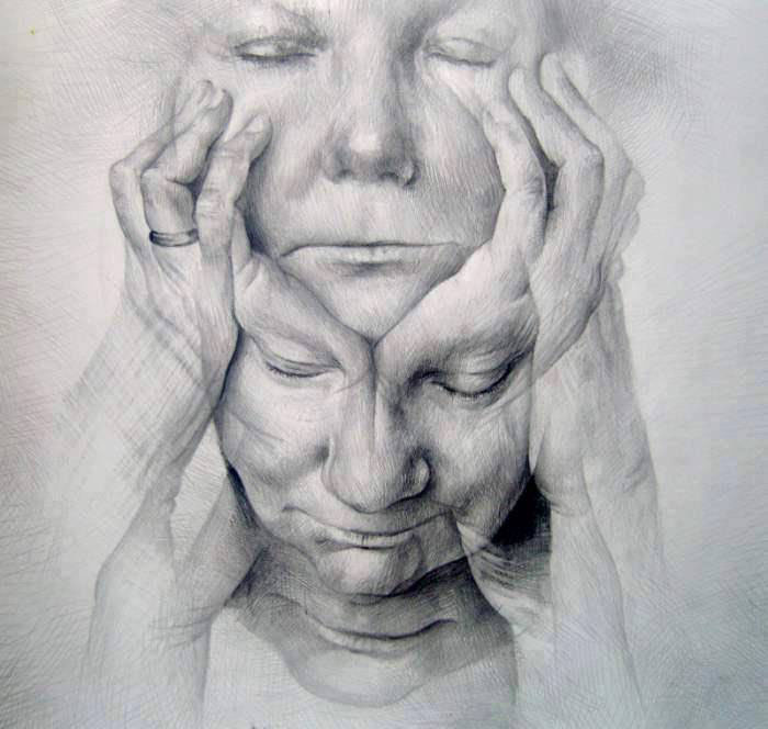 faces pencil drawing by jakub