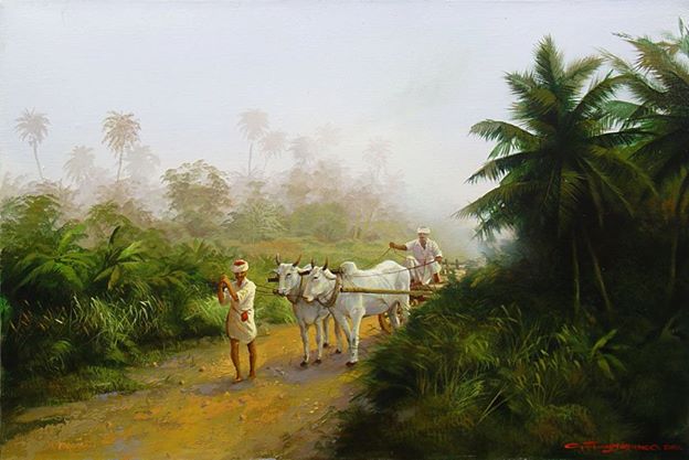 farmer painting by stanislav