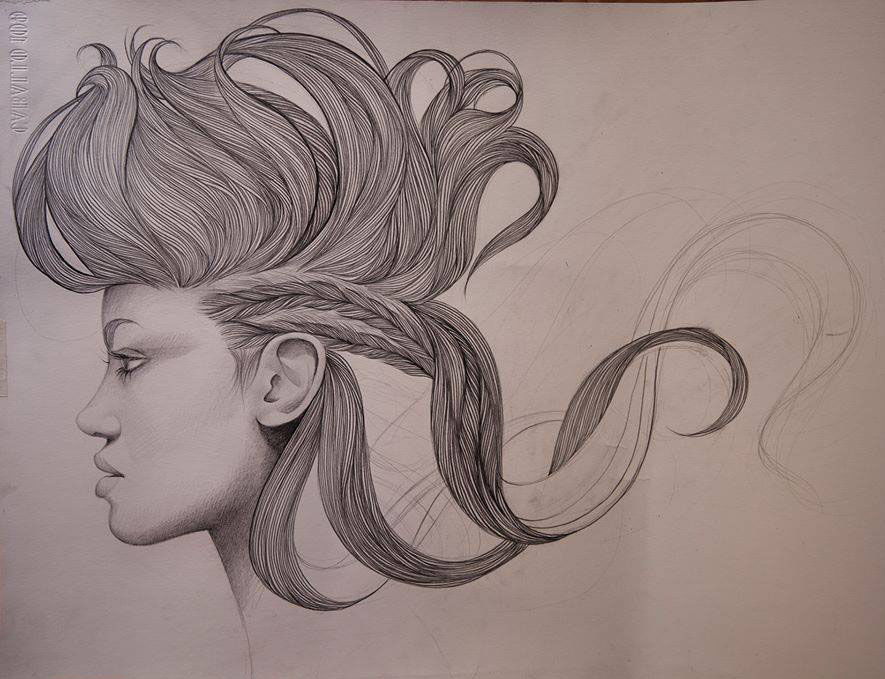 Hairstyles Drawing Pictures  Drawing Skill