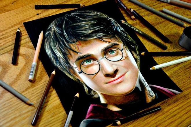 harry porter pencil drawing by heather
