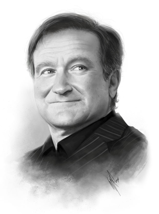 How to Draw Robin Williams  Narrated Tutorial  YouTube