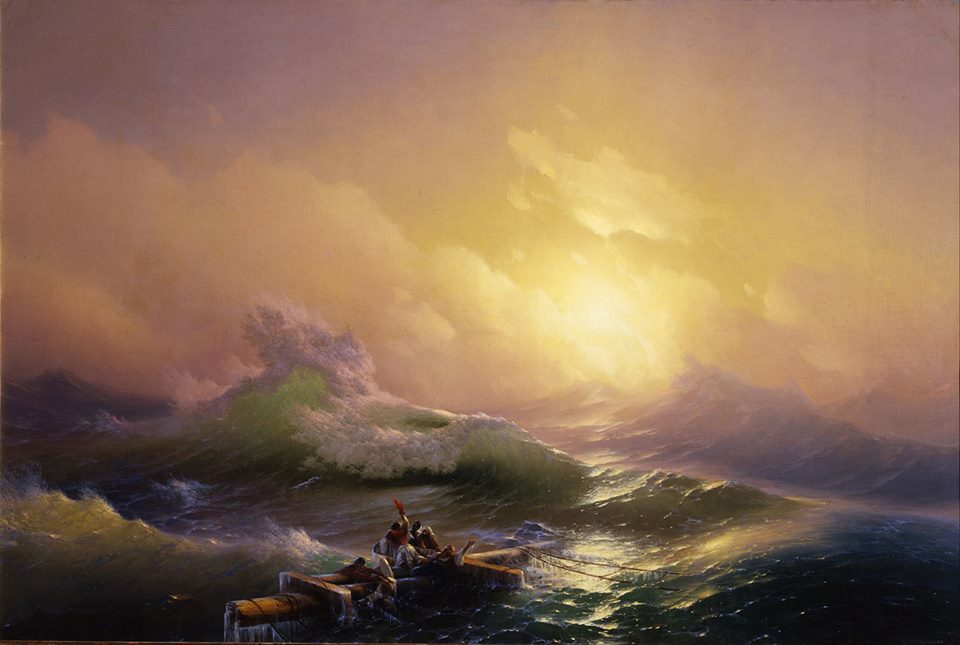sea painting by ivan