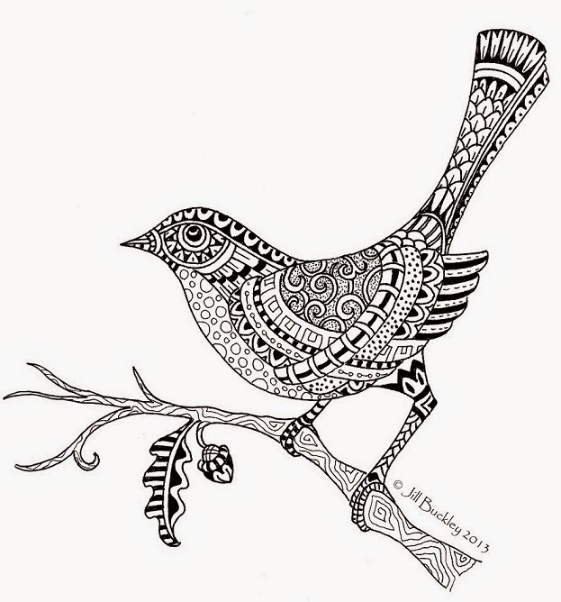doodle artwork bird