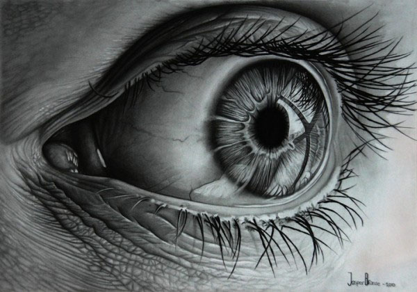 eyes drawings realisic charcoal beautiful eye art by jasper brante