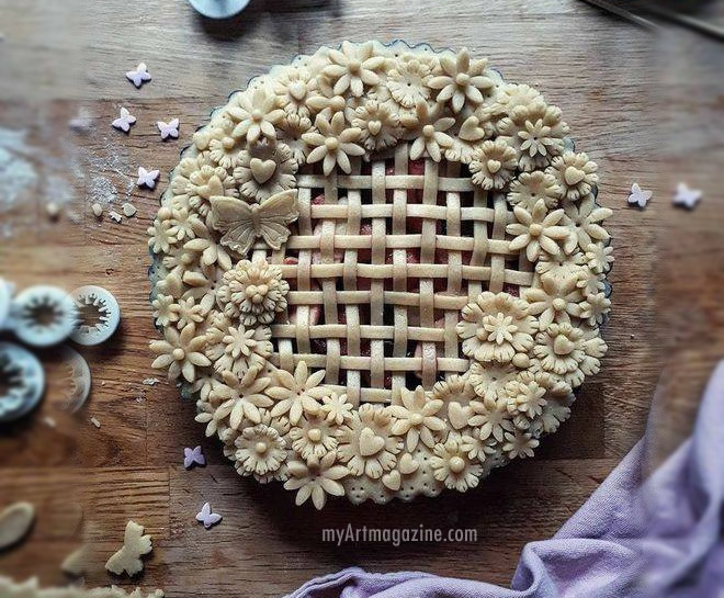 food art idea pie