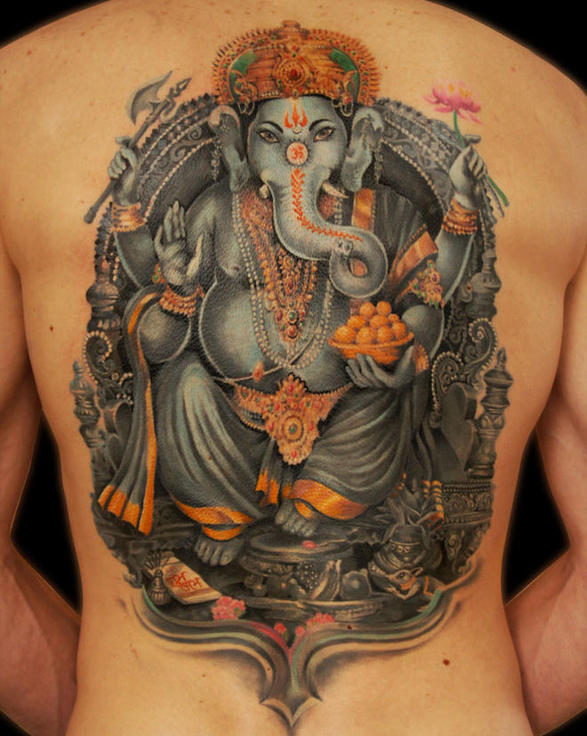 tattoos for men ganesha artwork by grimmy