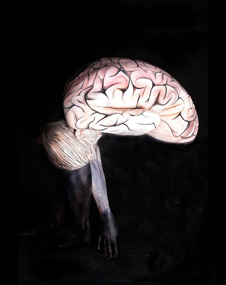 brain body paintings
