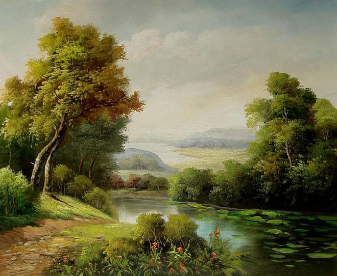 classical landscape oil paintings