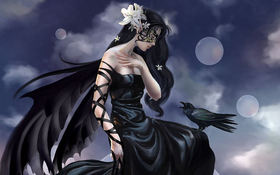 crow fantasy art