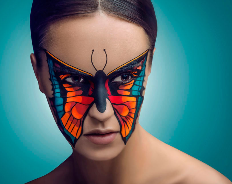 face painting photo by krzysztof