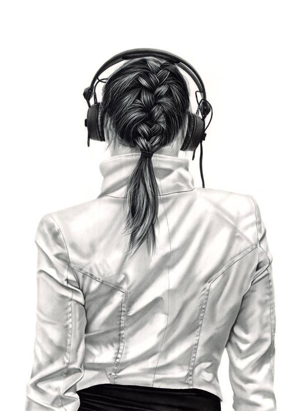 girl hairstyle drawing by yanni