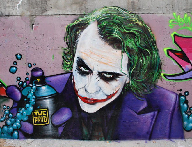 joker street art