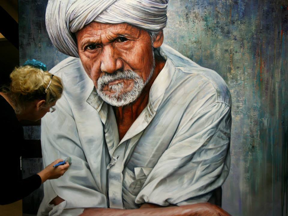 old man paintings by christiane