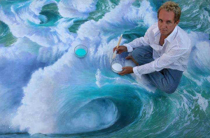 wave paintings