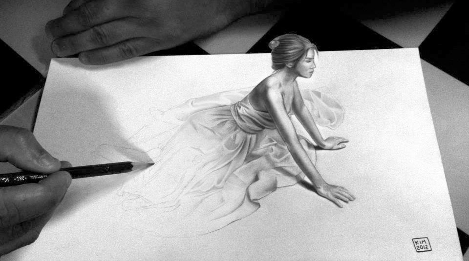 woman 3d drawing by joaquim