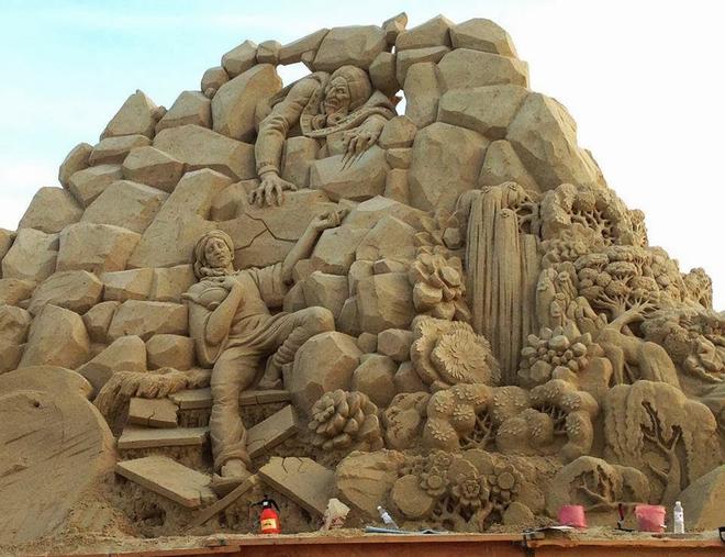 aladdin sand sculptures