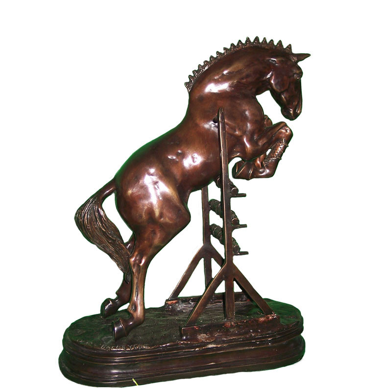 1 horse bronze sculptures